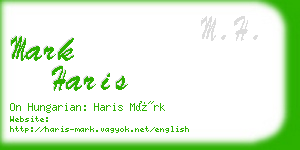 mark haris business card